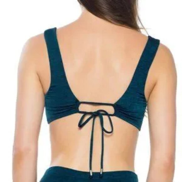 Becca Swim Mesa Verde Scoop Neck Bralette Top (size S) NWT - Picture 5 of 5